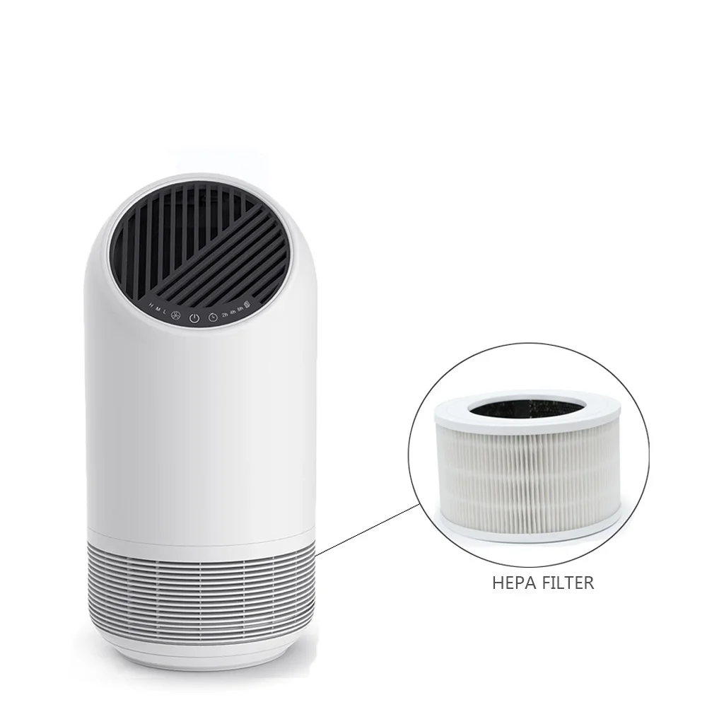 2024 новый индивидуальный умный настольный логотип портативный очиститель воздуха Hepa