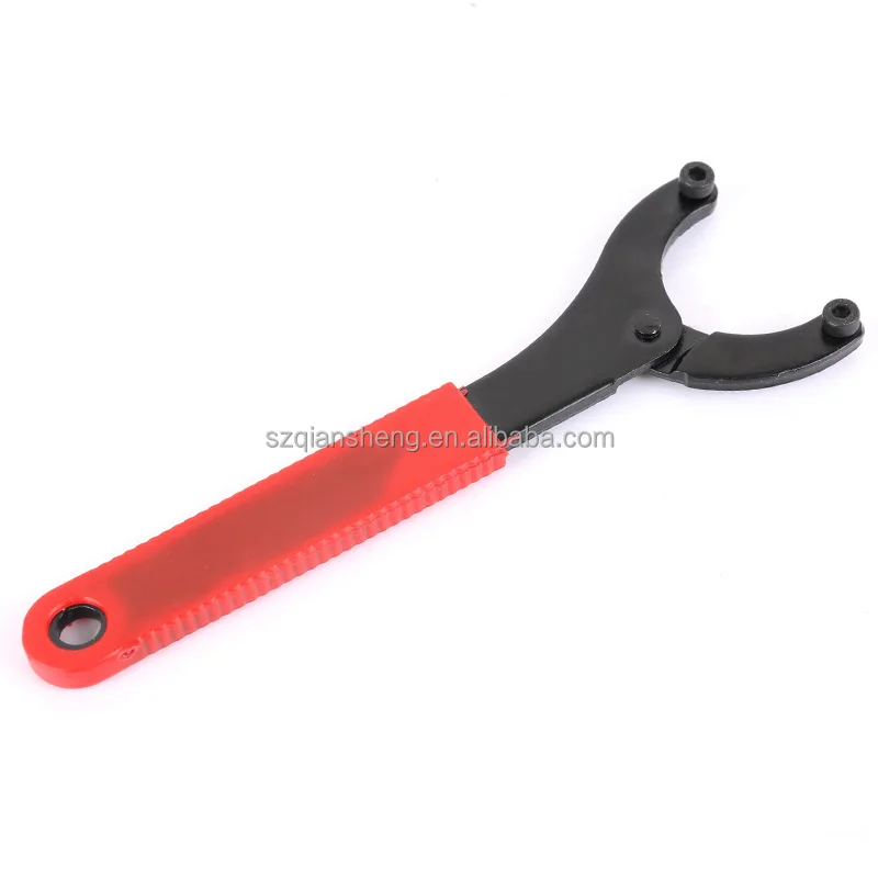 Adjustable Bike Bottom Bracket Wrench Chain Wheel Crank Bracket Freewheel Wrench Repair Convenient Remover Tools