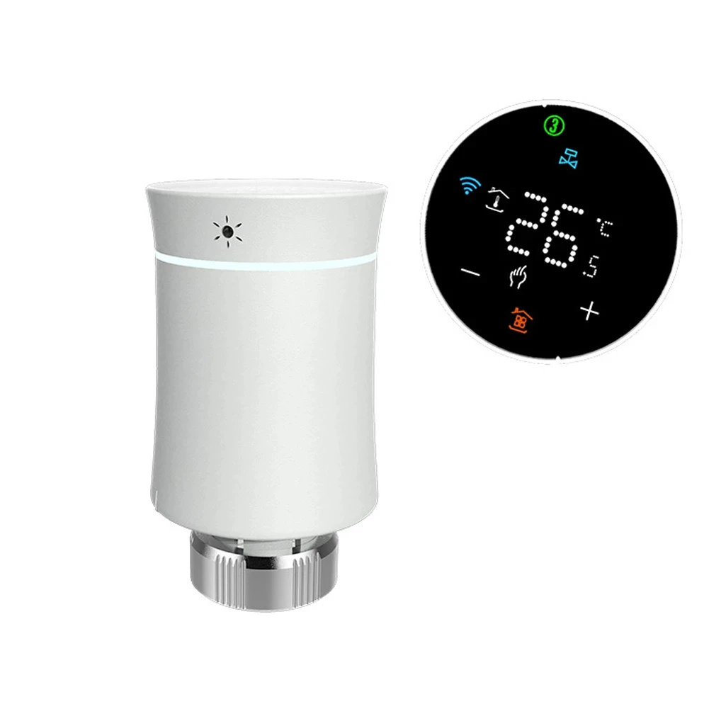 Горячая Распродажа, умная термостатическая головка, термостат tuya trv zigbee sans fil