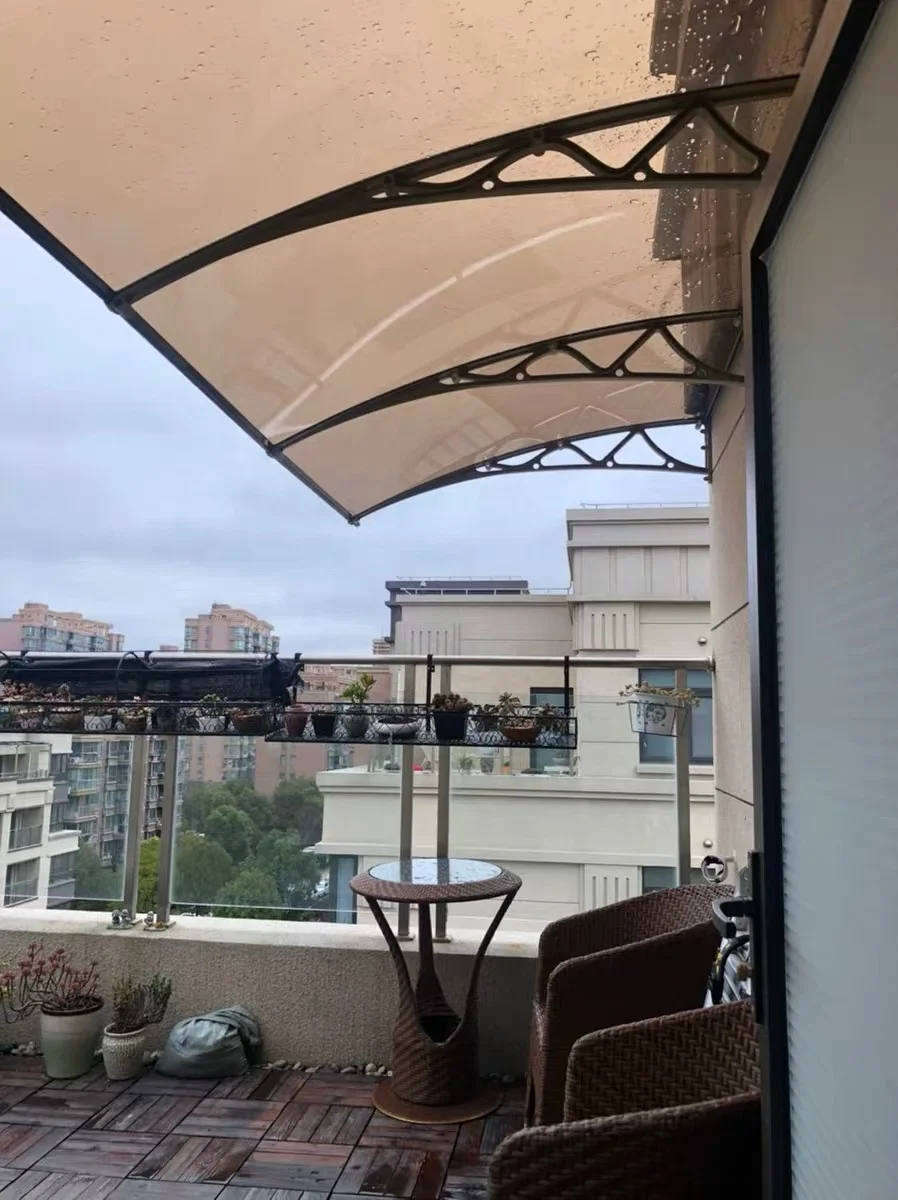 Classic style shop front door canopy awning metal entrance door canopy