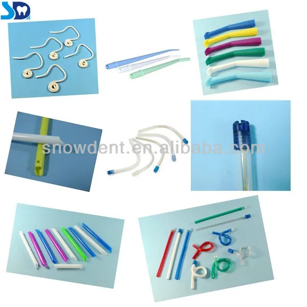 Dental Suction Tip in Plastic Material for Adult and Kids Sizes Manual Power Source Essential Dental Supplies