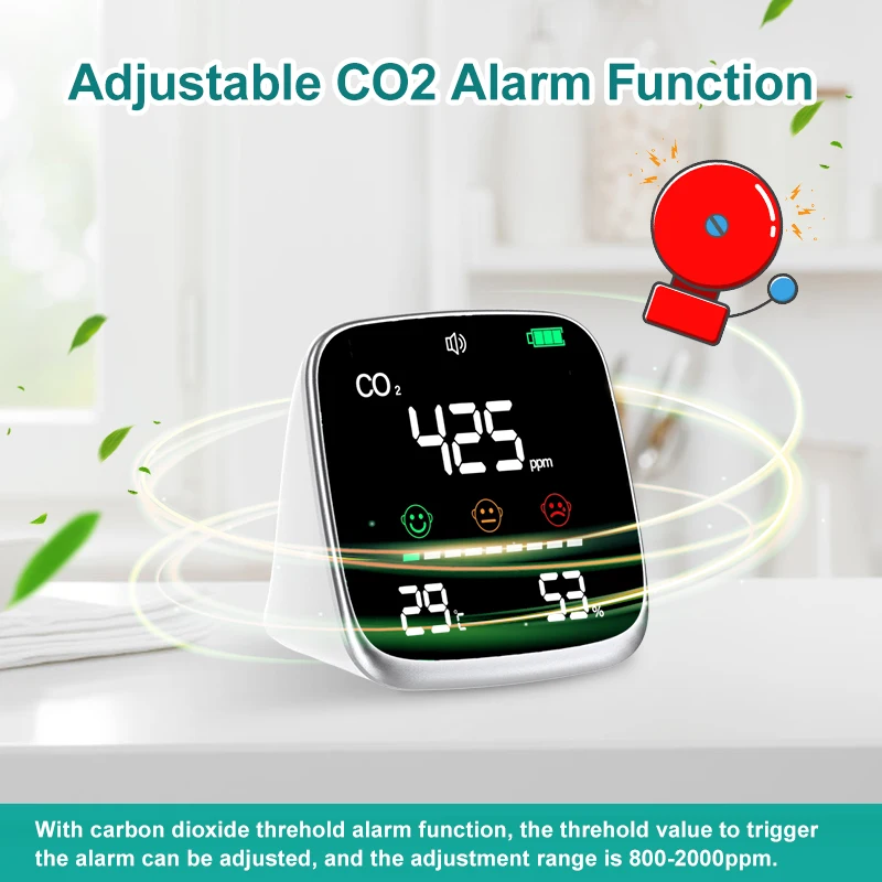 Air quality monitor portable air quality monitor portable co2 detector carbon detector co2 meter ndir gas analyzers