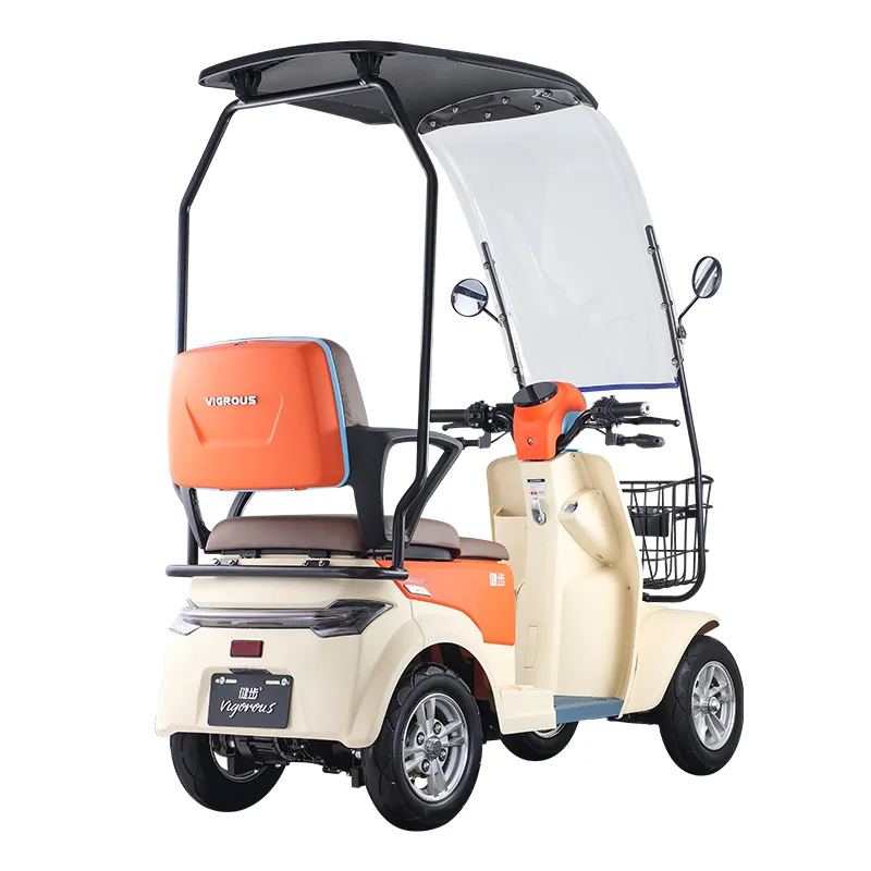 MAGIC QF1 2 Seat Mobility Scooter 4 Wheel Electric Scooter For Disabled People Can Add Canopy