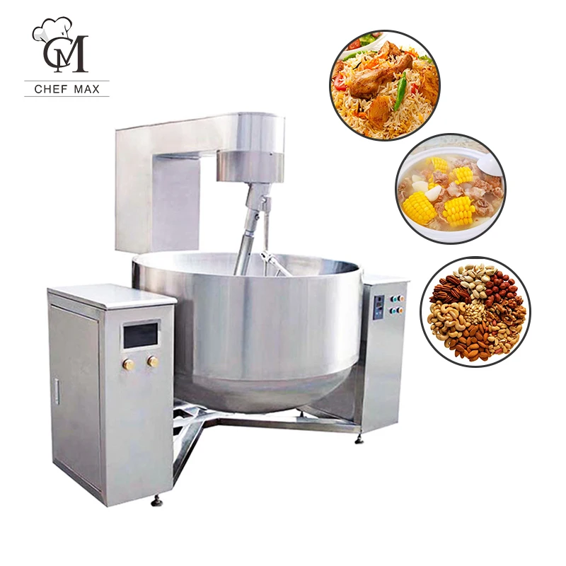 Chefmax Commercial 30000W Custom Multifunction Automatic Industrial auto fried  Rice Egg Cooking Machine For Restaurant