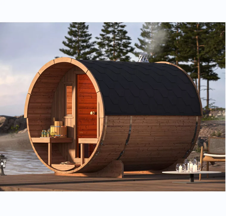 Hammam Sauna Dome Sauna Outdoor Barrel With Panoramic