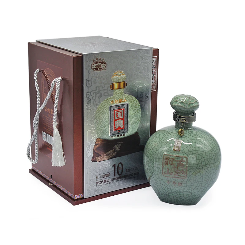 Китайское рисовое вино в возрасте 10 лет guyuотноситshan guodian shaoxing 1,5 л
