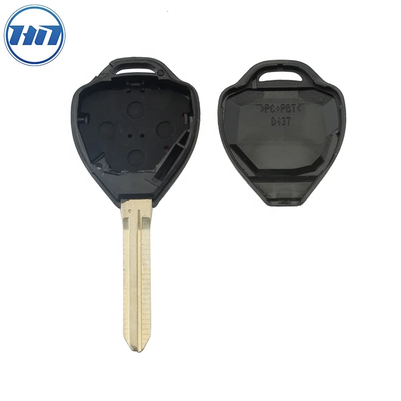 toy43  4 Buttons  Remote Car Key Fob Blank Key S-hell Case for T oyota with Panic Buttons