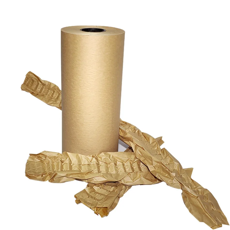 2024  Hot Selling Biodegradable Gift Wrapping Paper Roll Recycled Brown Perforated-Packing Honeycomb Kraft Paper Roll