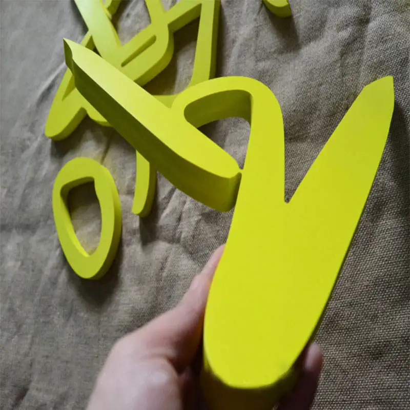 Billboard Design Signs And Signage Pvc Chevron Letter Acrylic Baking Paint Led Signboard Background Wall