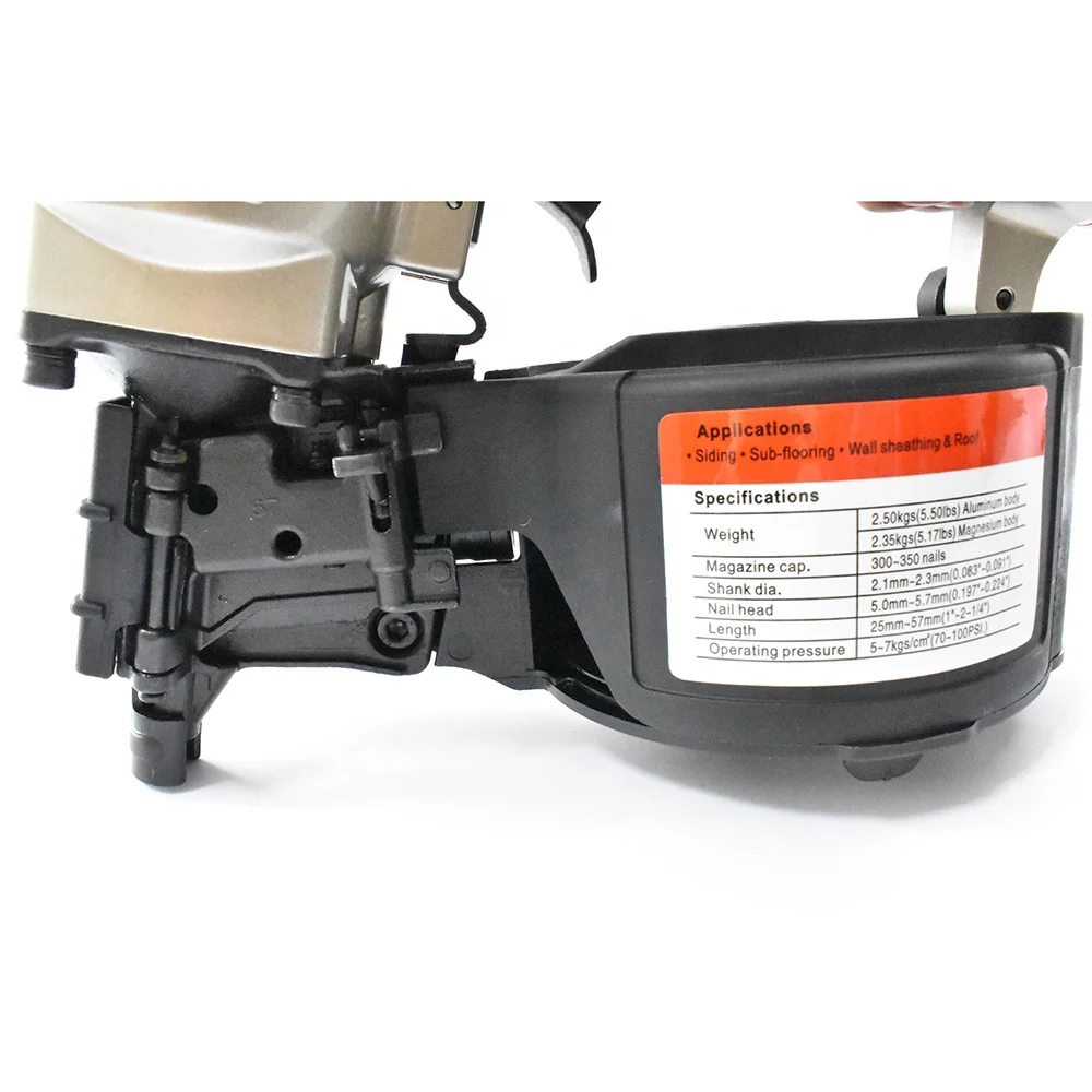 Light Weight Easy Operating CN70 Nail Gun Coil Nailer