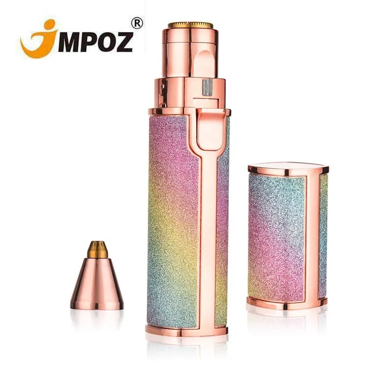 2 In 1 Facial Hair Remover & Eyebrow Trimmer USB Rechargeable Eyebrow Razor Hair Removal Painless Hair Remover