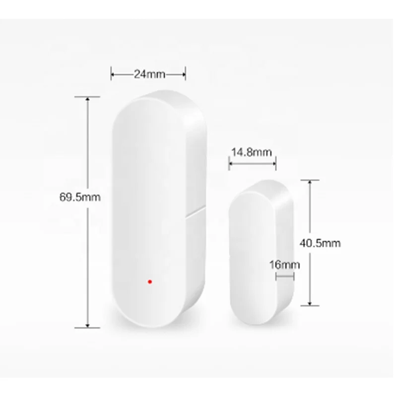 Saikiot Tuya WIFI Door Window Sensor Alarm Mobile App Control Door Sensor Detector Waterproof Home Security Window Door Sensor