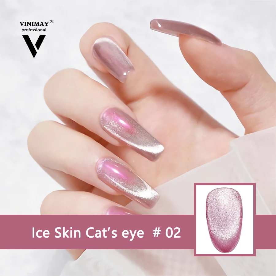 Manicure Professional UV Gel Nail Polish Soak Off Uv Gel Ice Skin Cat Eye Nail Polish UV Gel Polish Wholesale