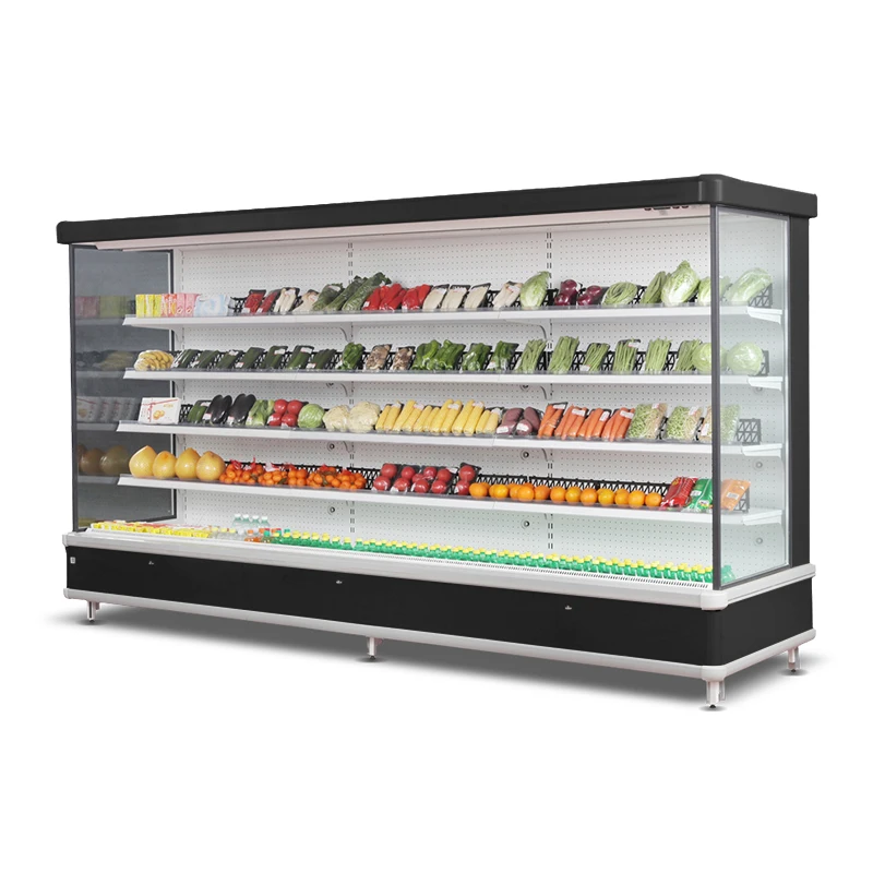 Remote Multidecks Open Chiller Refrigerators for Supermarket Display Fridges Refrigeration Equipment