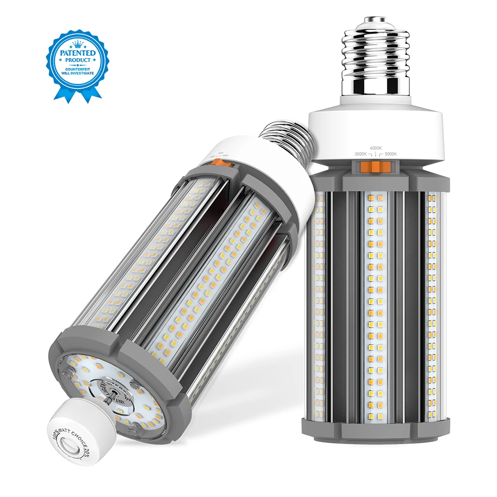 Factory sale DLC 5.1/UL/Erp 80W 100W 120W 150lm/w E27 E39 led corn light bulb EX39 E40 Dimmable etl led corn light for outdoor