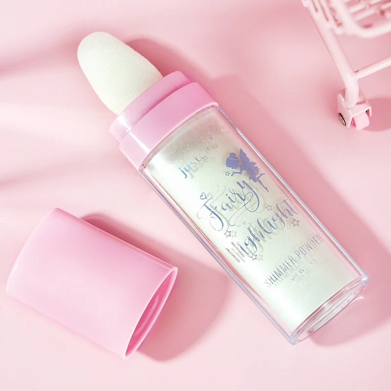 Wholesale Private Label 3 Colors Body Highlighter Glow Shimmer Glittering Loose Patting Powder Highlighter