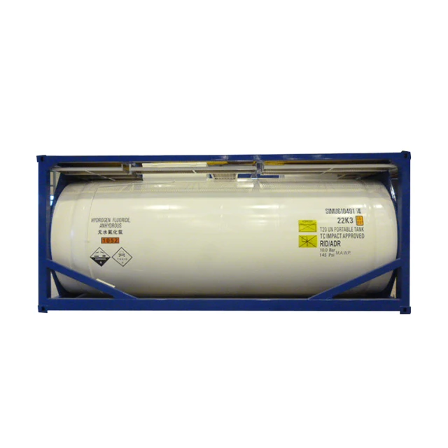 Cost Effective High Purity hydrofluoric acid Anhydrous Hydrogen Fluoride Acid AHF 99.99%  Purity In ISO TANK