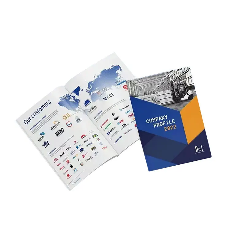Promotion Color Catalog Printing Low Price Company catalogue with gold hot foil stamp digital book printing impression de livres