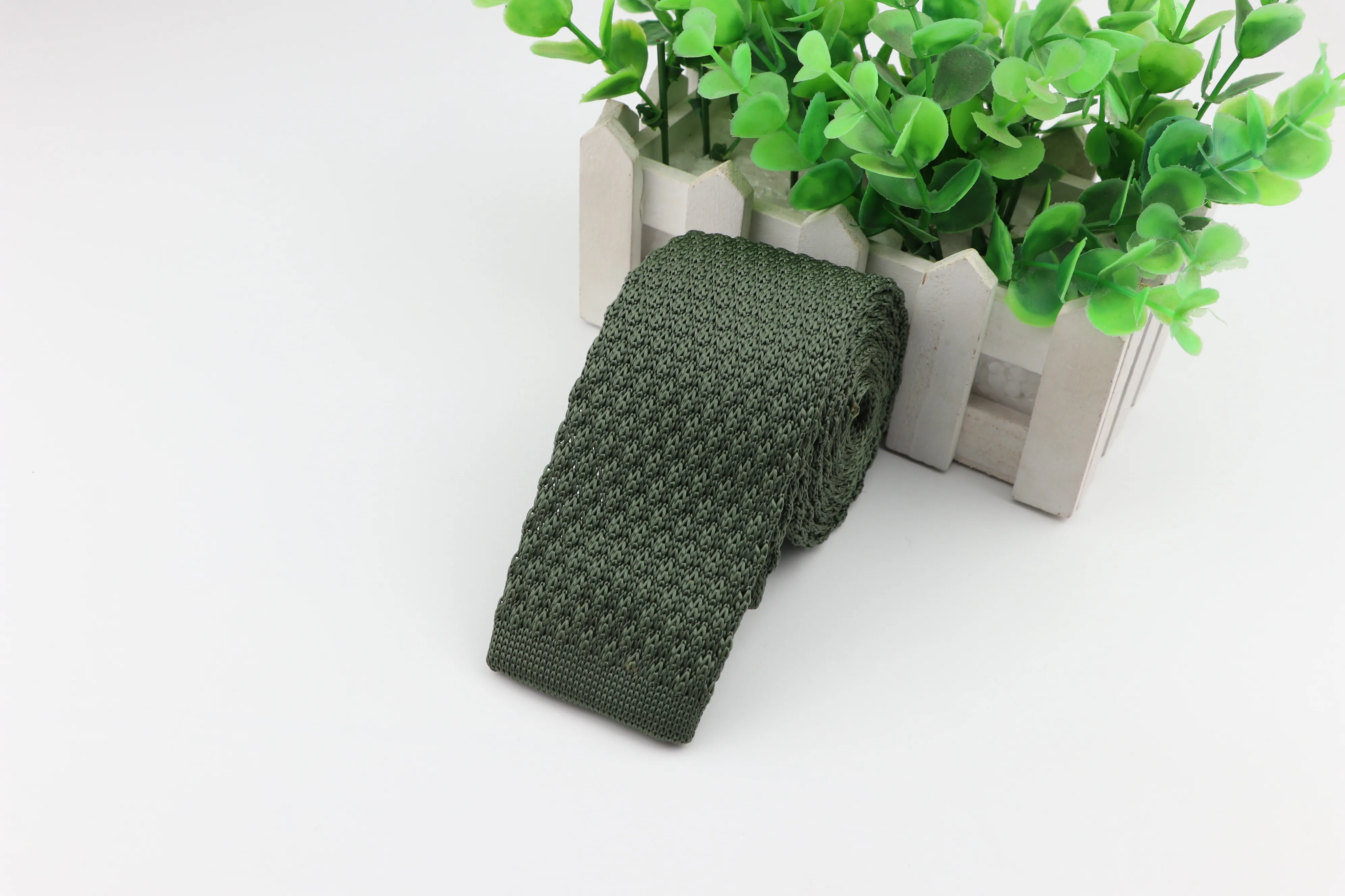 Мужской вязаный галстук в полоску для отдыха Модный Узкий Тонкий галстук шириной 5,5 см для мужчин узкий тканый дизайнерский Вязаный Галстук