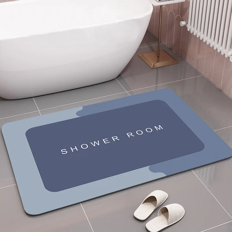 Quick-Drying Water Absorbent Non-Slip Doormat Dirt-Resistant Bathroom Mats Kitchen mats