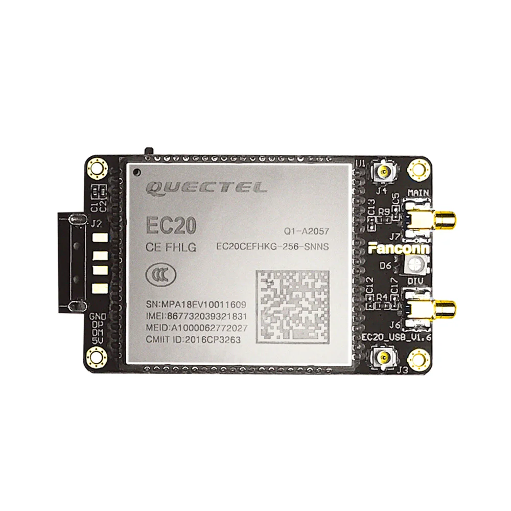 EC20-C LTE USB Dongle Modem with SIM card Slot 5 Pin Connector Raspberry Pi Android Linux Supported Used in China