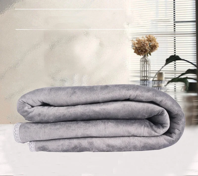 Оптовая продажа дешевое теплое электрическое одеяло с подогревом для зимы британская вилка большого размера домашнее без рисунка