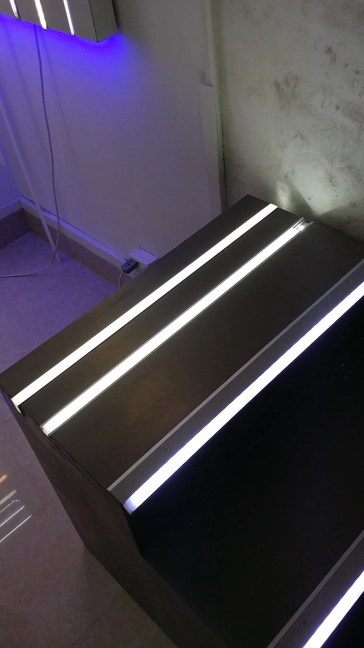 
Step/Stair nosing light down led heatsink extrusion led stair aluminum profile 