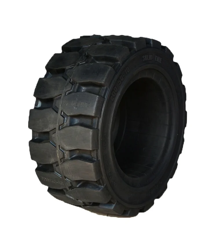 Factory Direct Supply 200/50-10  200x50-10  200x50x10 Forklift Solid Tire Solid Rubber Tyre 10inch Solid Tire