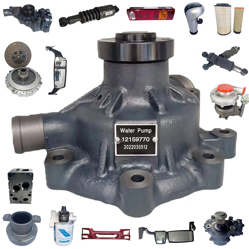 Sinotruk HOWO Shacman Truck Engine Spare Parts Weichai Deutz TD226B WP6 Engine Parts Cooling System Water Pump Assembly 12159770