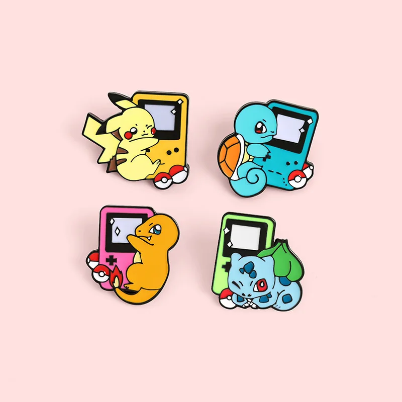 Spot New Products Hot Selling Bulk Custom Pokmon Anime Cartoon Hard Soft Enamel Pins