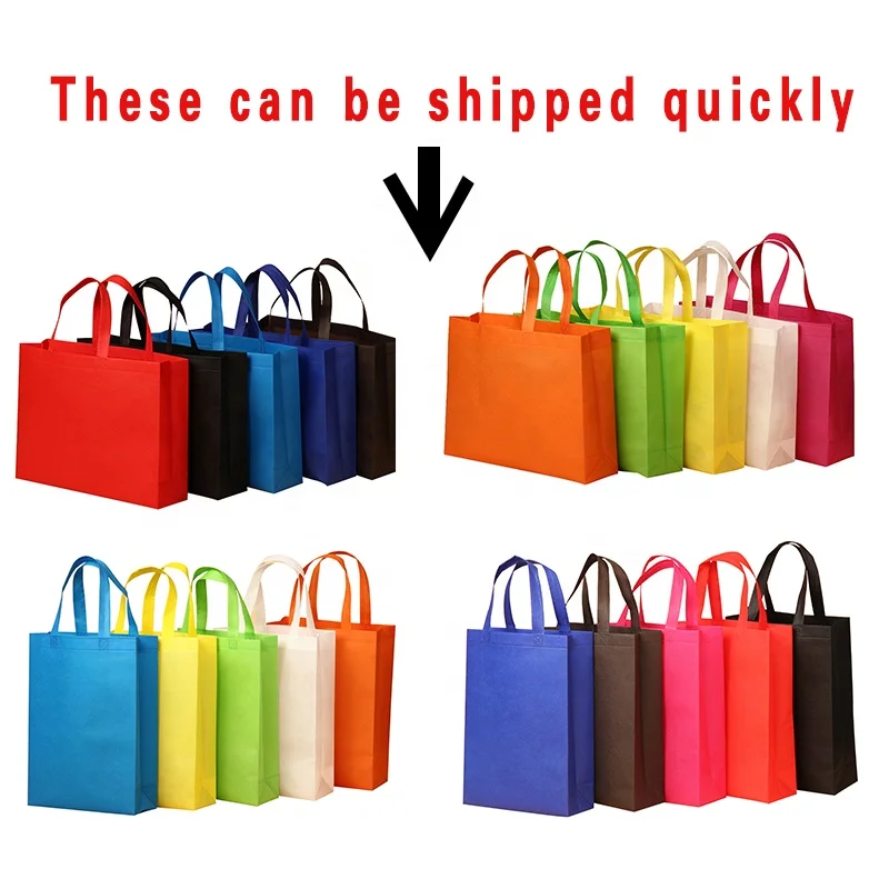 Wholesale Custom New Printed Eco Friendly Recycle Reusable Grocery PP Laminated Non Woven Fabric Tote Shopping Bags