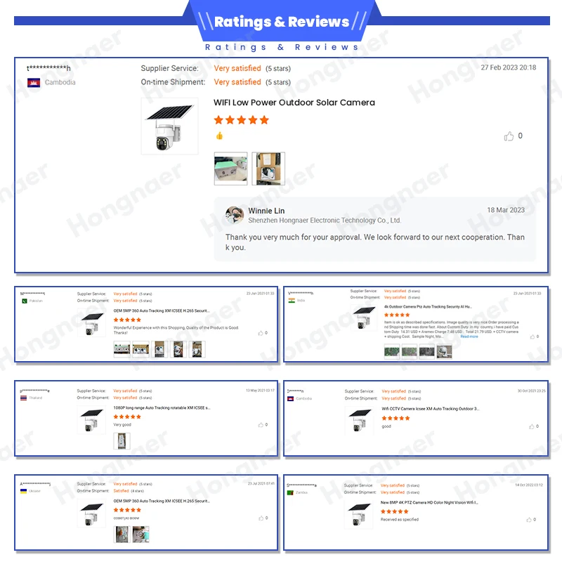 5MP Waterproof 8W Solar Panel Low Powered Wireless Battery Surveillance V380 Pro Outdoor Security WiFi Solar CCTV PTZ Camera