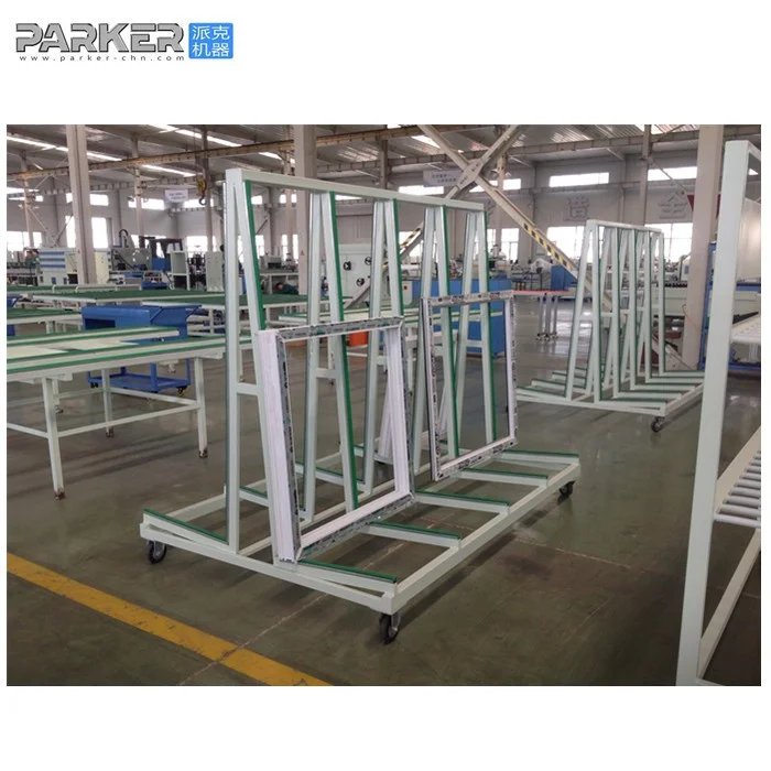 Aluminum profile window and door making machine TC-20 install shelf from Parker