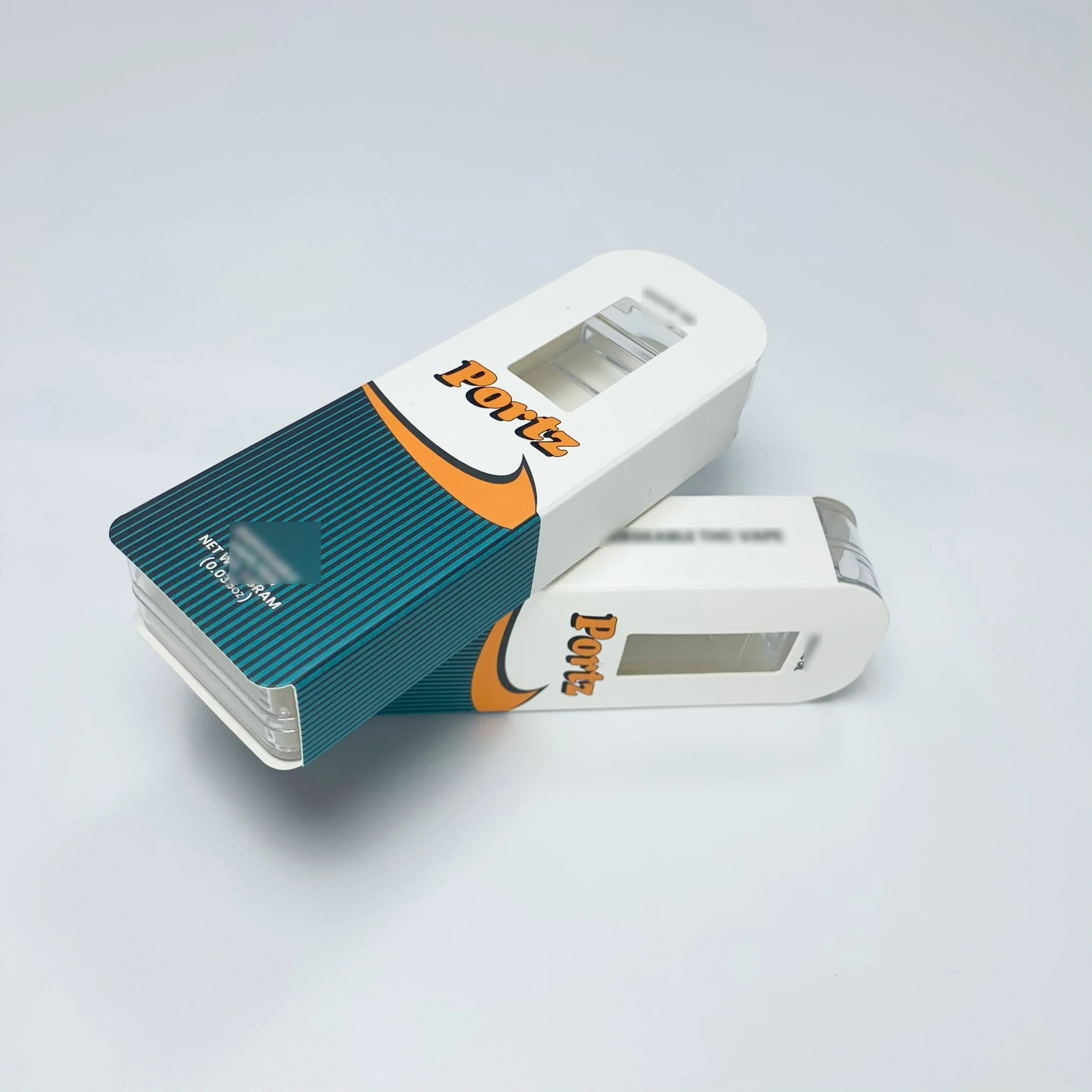 Custom order babwoods 1ml 1g 0.5 ml 2000 puffing disposable cartridge pen paper packaging box with acrylic plastic packaging box