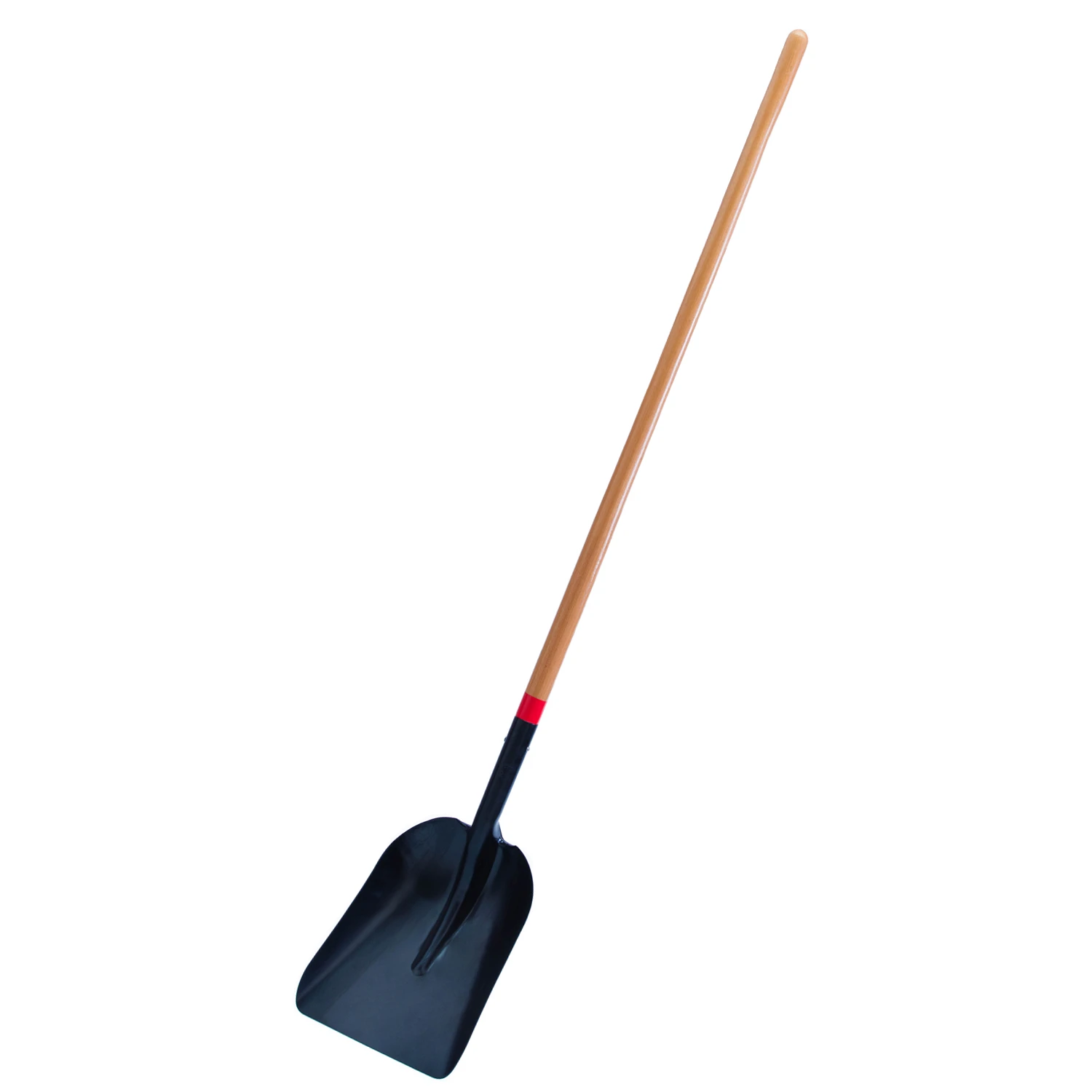 Carbon Steel Snow Shovel Snow Removal Scoop Shovel Grain Scoop with Wood Handle