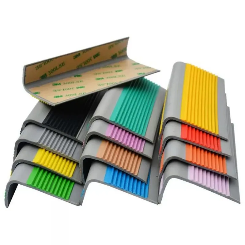 L-shaped stair anti-skid sealing strip children and the elderly anti-fall step mat