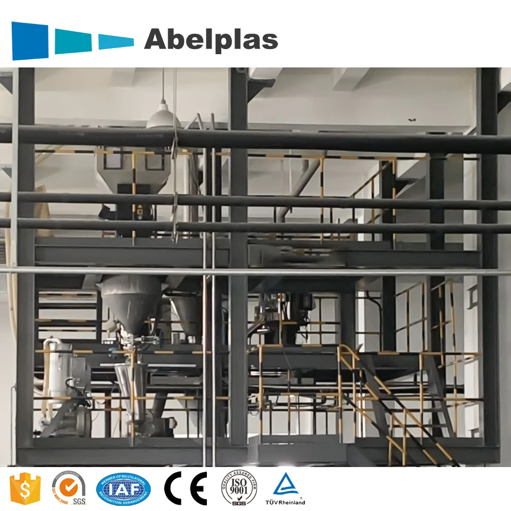 Profession Design Automatic Feeding Dosing Mixing System for Spc Floor Extruder Line