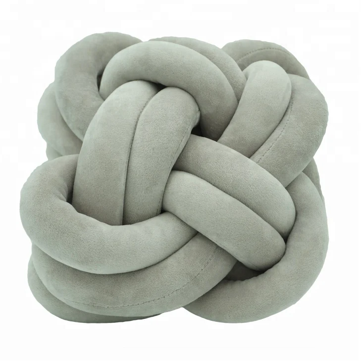 Пользовательские 3D узел мяч мягкие плюшевые творческий дизайн подушки дома декоративные подушки детские