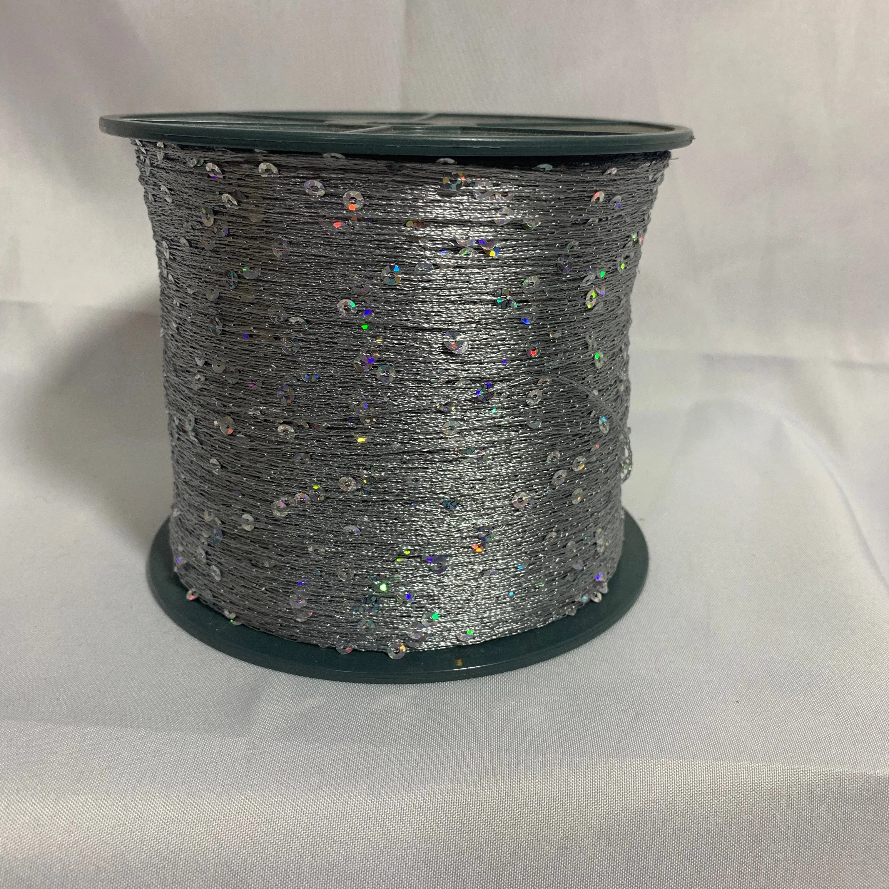 Factory Wholesale Fancy 100% Cotton Thread with Sequin 2mm 3mm Sequins Cotton Yarn for Knitting