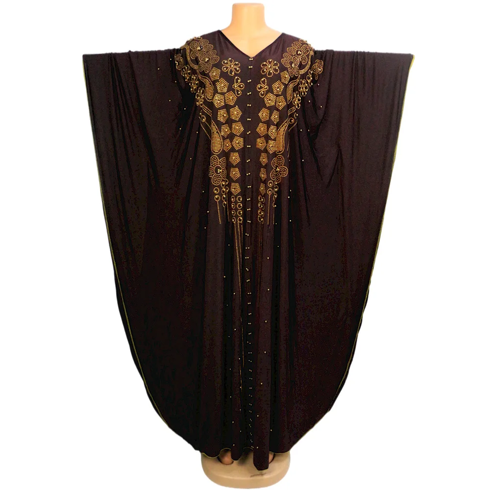 Турецкие мусульманские вязаные платья Abaya из ледяного шелка кафтан