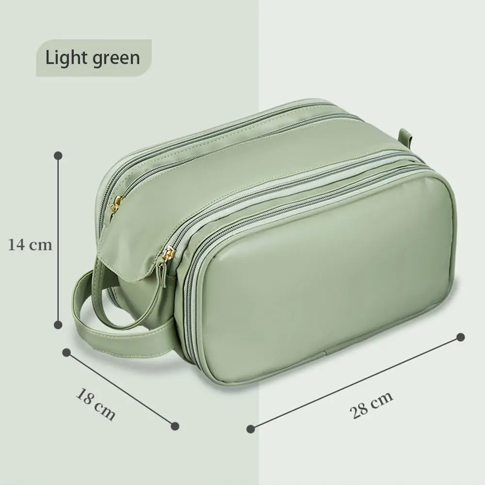 Multi-Function Modern Design Two-Way Zipper Closure Cosmetic Travel Bag with Load pockets