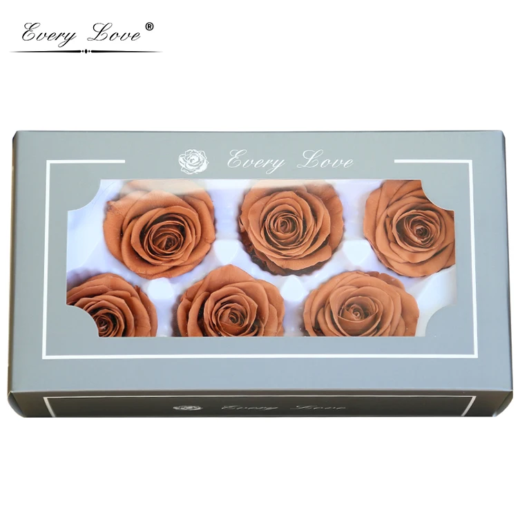 Every Love Wholesale A grade 5-6cm Everlasting A Grade Agate Color Preserved Roses Buds In Bulk