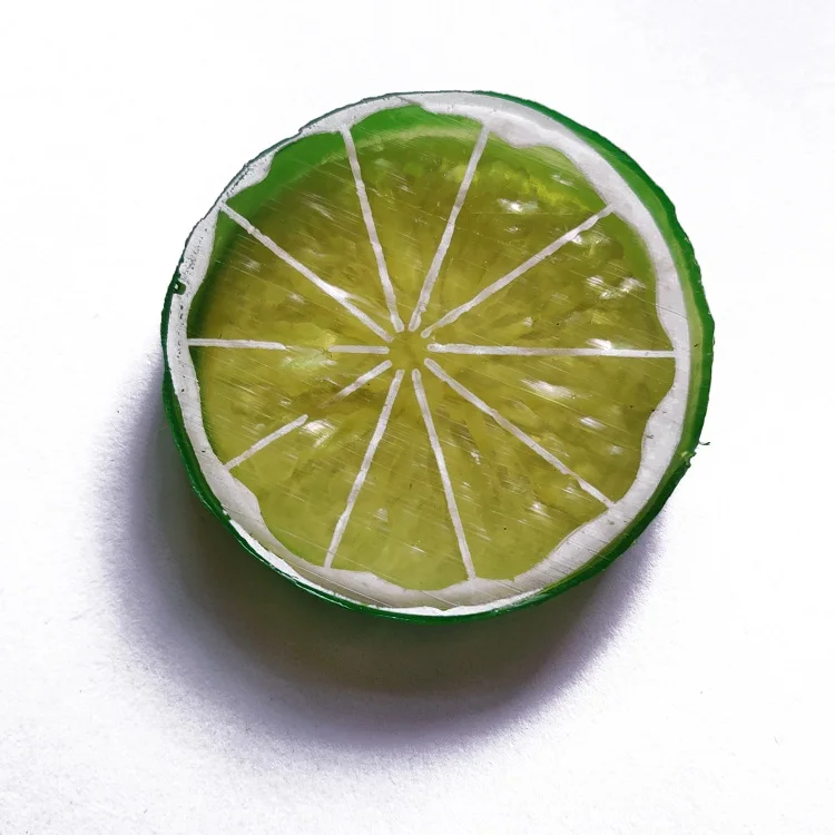 
10pcslot New Artificial Plastic Lemon Slices Lifelike Decorative Fruit New Post Gifts Decorative For Party Kitchen 