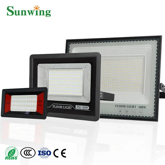 Many high bright lighting slim waterproof 50W 100W outdoor floodlight led flood light