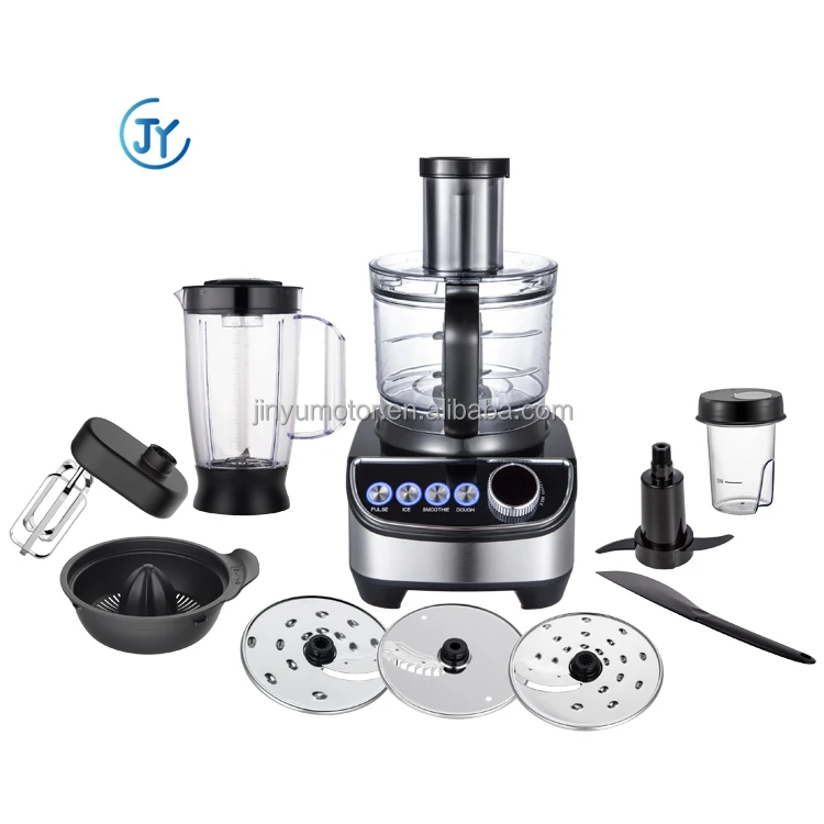 Kitchen Electric Countertop Blender Large 1000w Commercial Food Processor Set 11 In 1