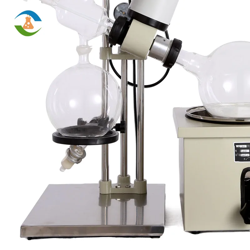 5L Vertical Rotary Evaporator With Vacuum Pump And Chiller As Optional