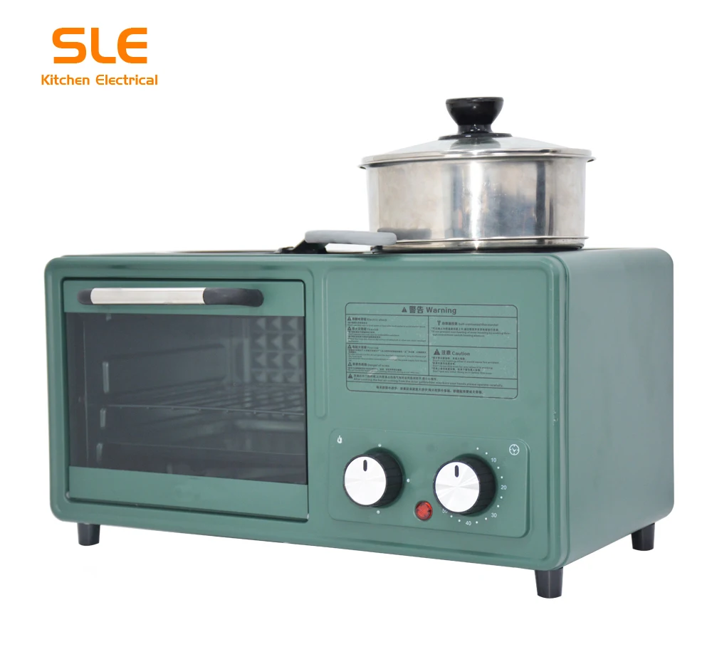 3 In 1 new multifunction breakfast set fryer kettle toaster sets smart toasters bread maker