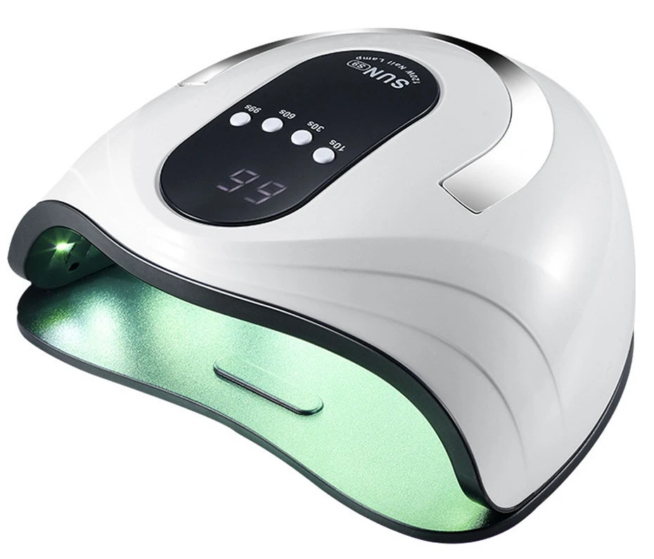 Custom Logo 120W Portable Nail Lamp SUN S9 Handle Dual UV Light Gel Polish Dryer 42pc Light Beads Quick Drying UV LED Nails Lamp