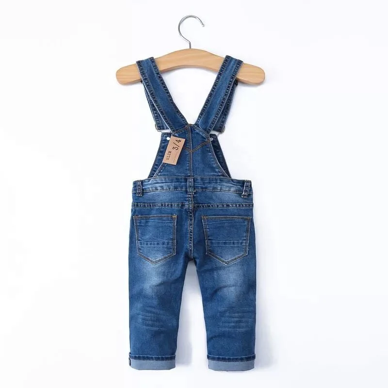 Джинсовые брюки для девочек P0202, комбинезон для весны и осени, детская одежда