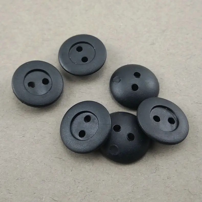2 Holes Soft Shirt Flatback Custom Rubber Button for Clothing
